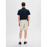 Selected - Luton Flex Slim - Korte Broek - Blauw - 50% Biologisch Katoen, 48% Katoen, 2% Elastaan