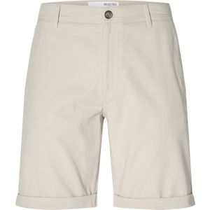 Selected - Luton Flex Slim - Korte Broek - Blauw - 50% Biologisch Katoen, 48% Katoen, 2% Elastaan