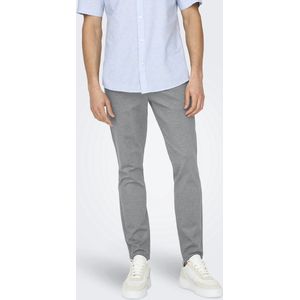 ONLY & SONS Geruite Slim Fit Chino ONSMARK Medium Grey