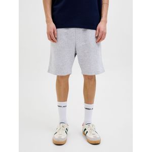 Sweatshorts - Zwart - Loopback Sweatstof - Trekkoord in Taille