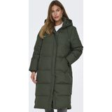Onlalice - Puffer Jas - Winddicht - Met Capuchon - Lang
