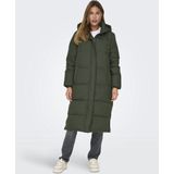 Onlalice - Puffer Jas - Winddicht - Met Capuchon - Lang