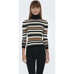 Only - ONLKarol - Coltrui - Gestreept - Knitwear - Lange Mouwen