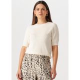 Selected Femme - Slfelinna NEW SS Knit TOP - Gebreide Top - Beige
