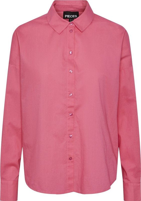 Pieces - Pctanne Ls Loose Shirt Noos - Dames - Blouses