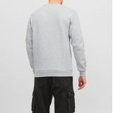JACK & JONES - Bradley - Sweatshirt - Lichtgrijs Melange - Katoenmengsel