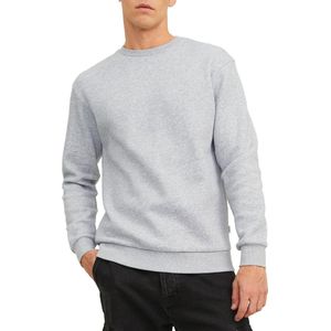 JACK & JONES Bradley - Sweatshirt - Lichtgrijs Melange - Katoenmengsel