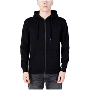 JACK & JONES - Sweater - Zwart - 61% Gerecycled Polyester, 39% Katoen