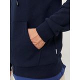 Hoodie - Geborstelde Stof - Relaxed Fit - Polyester/Katoen