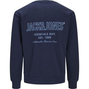Jack & Jones Jack& Jones Jjcrow Sweat Crew Neck Navy Blazer BLAUW