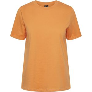 Pieces - Pcria Ss Fold Up Solid Tee Noos Bc - Dames - t-Shirts