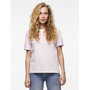 Pieces - Pcria Ss Fold Up Tee Stripes Noos Bc - Dames - t-Shirts