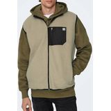 Onsjust - Hoge Hals Sweat - Mouwloos - Teddy - Regular Fit