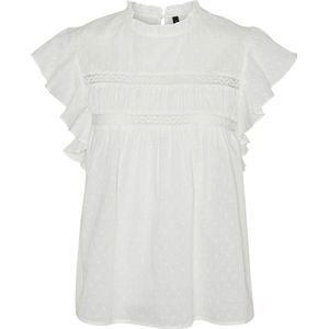 Vero Moda Blusenshirt VMTRINE SL LACE TOP WVN NOOS