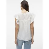 Top - Ronde Hals - Mouwloos - Kanten Details - Standaard Pasvorm