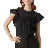 Top - Kanten Detail - O-hals - Mouwloos - Standard Fit