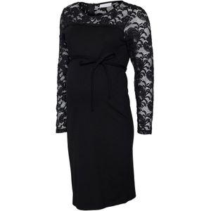 Mlblakie - Zwangerschapsjurk - O-hals - Lange Mouwen - Kort - Regular Fit