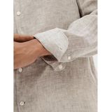 Selected - Regkylian - Overhemd - Blauw - 100% Linnen - Lange Mouwen