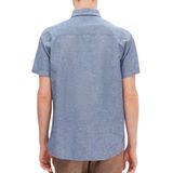 SELECTED HOMME - SLHREG-SUN SHIRT SS NOOS - Overhemd - Medium Blue Denim