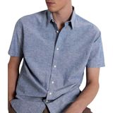 SELECTED HOMME - SLHREG-SUN SHIRT SS NOOS - Overhemd - Medium Blue Denim