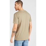 Shirt - Mélange - Jersey - Normale Pasvorm - Kwartmouw