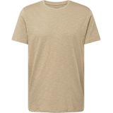 Shirt - Mélange - Jersey - Normale Pasvorm - Kwartmouw