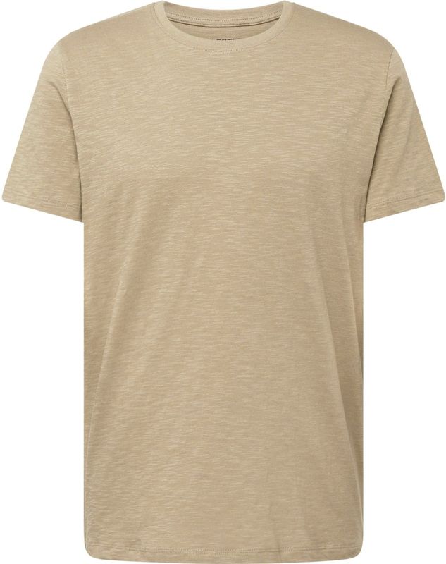 Shirt - Mélange - Jersey - Normale Pasvorm - Kwartmouw