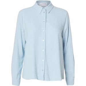SELECTED FEMME Dameshemd met lange mouwen, Cashmere Blue, 40