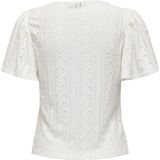 Onlriverside - Top - O-hals - Korte Mouwen - Volumineuze Mouwen - Regular Fit