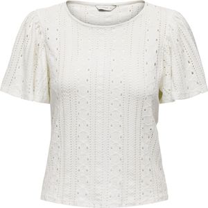 Onlriverside - Top - O-hals - Korte Mouwen - Volumineuze Mouwen - Regular Fit