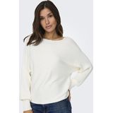 Only - Snow White Trui - Pullover - Wit - 80% Viscose, 20% Nylon