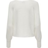 Only - Snow White Trui - Pullover - Wit - 80% Viscose, 20% Nylon
