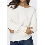 Only - Snow White Trui - Pullover - Wit - 80% Viscose, 20% Nylon