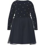 Jerseyjurken - Midi - Zwart - Jersey - All-over Print - Glitterprint