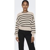 Onlibi - Gebreide Pullover - O-hals - Lange Mouwen - Ballonmouwen - Knit Fit