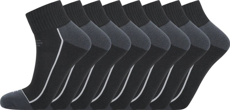 ENDURANCE - Avery - Sokken - 8 Paar - Ademend - Tweekleurig