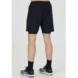 Korte Endurance - 2-in-1 Short - Zwart - Polyester/Elasthaan