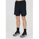 Korte Endurance - 2-in-1 Short - Zwart - Polyester/Elasthaan