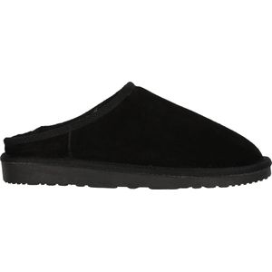 Athlecia - Aditi - Damespantoffel - Beige - Rundsuède - Imitatiebont