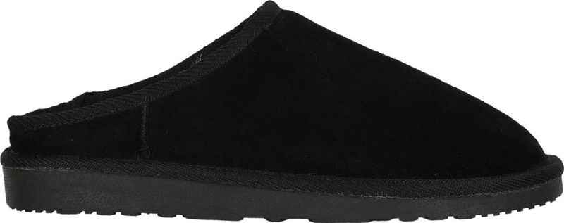 Athlecia - Aditi - Damespantoffel - Beige - Rundsuède - Imitatiebont