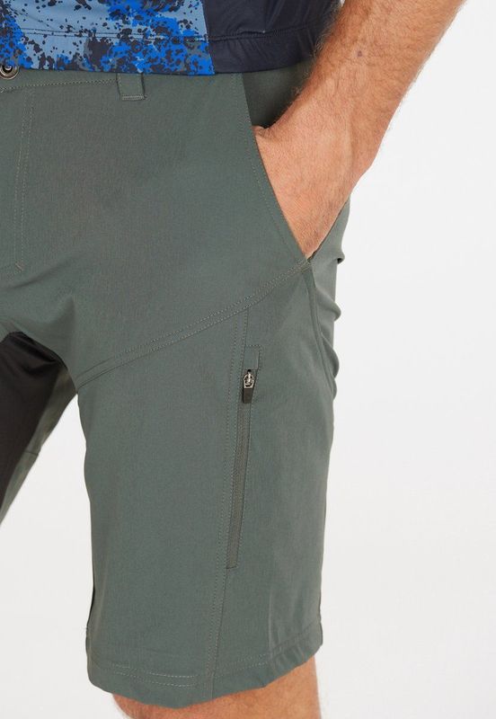 Korte Broeken - Zwart - Polyester - Elastaan - 2-in-1