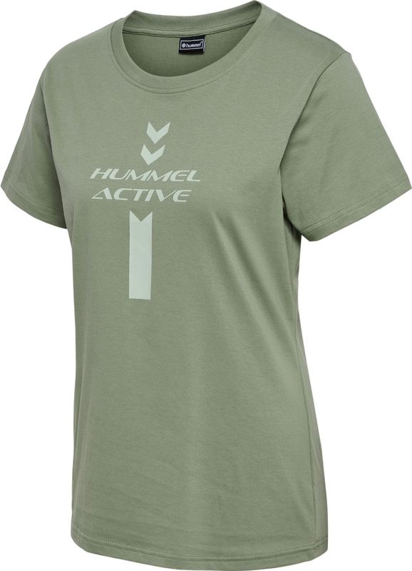 Hummel - Hmlactive Graphic Co Tee - T-shirt - Sea Spray