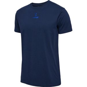 Hummel T-Shirt Hmlactive Chevrons Co Tee S S Dress Blues