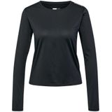 Hummel - Mt Aura Mesh - T-shirt - Zwart - Ademend Materiaal - Lange Mouwen
