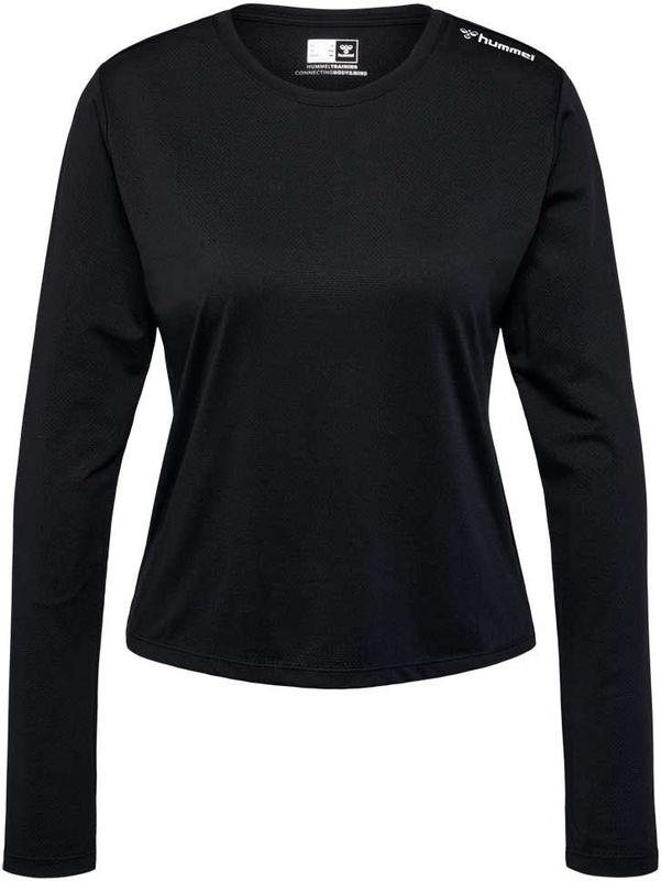 Hummel - Mt Aura Mesh - T-shirt - Zwart - Ademend Materiaal - Lange Mouwen