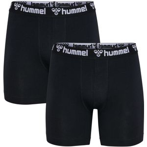 Hummel - Boxershorts - Zwart - Jersey - Set van 2