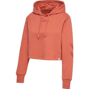 Hummel - Legacy Hoodie - Grijs - Katoen - Cropped Lengte