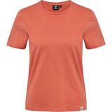 Hummel Damen T-Shirt Top Hmllegacy Woman T-Shirt Apricot Brandy