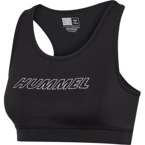 Hummel - FUNDAMENTAL SPORTS BRA - Damesbeha - Zwart - Jersey Stof