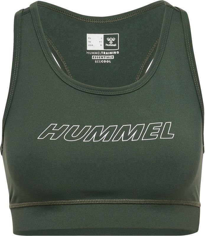 Hummel - Damesbeha - Sport bh - Zwart - Katoen